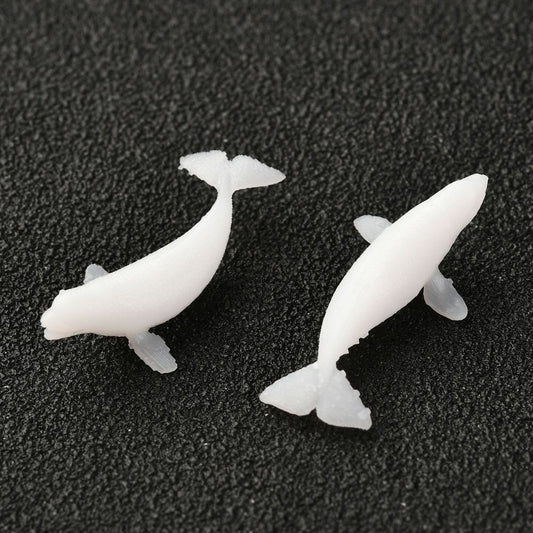 1PC 3D Whale Sea Life Model (19x9.5x5mm)