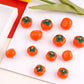 Small Persimmon Charm Style Pendant (17MM)
