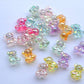 19MM AB Bear Shaped Acrylic Spacer Beads
