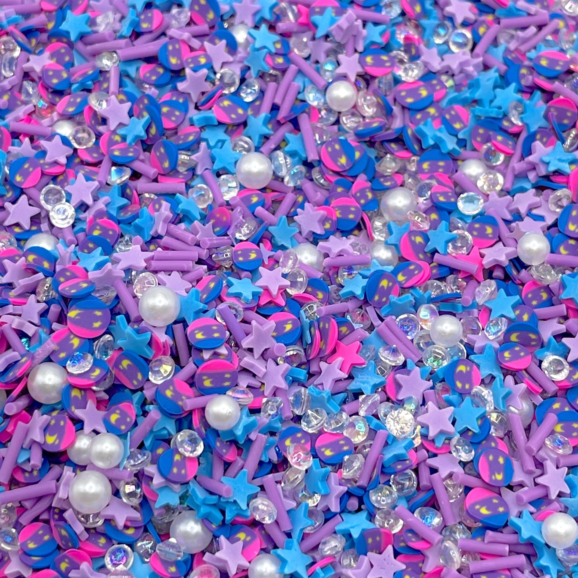 FAKE Purple Galaxy Polymer Clay Sprinkle Mix (NOT EDIBLE) D10-07