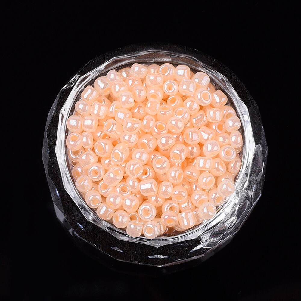 3MM Light Orange 8/0 Glass Seed Beads (US0003-147)