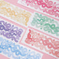 Holographic Ribbon Sticker Sheets, Crafts, Scrapbooking, Diary,Journal, DIY,