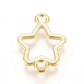 Open Back Bezel Connector Star Charm