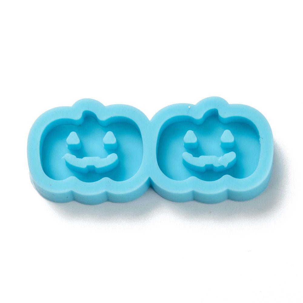 15MM Jack-O-Lantern Pumpkin, Halloween Themed Silicone Earring Molds