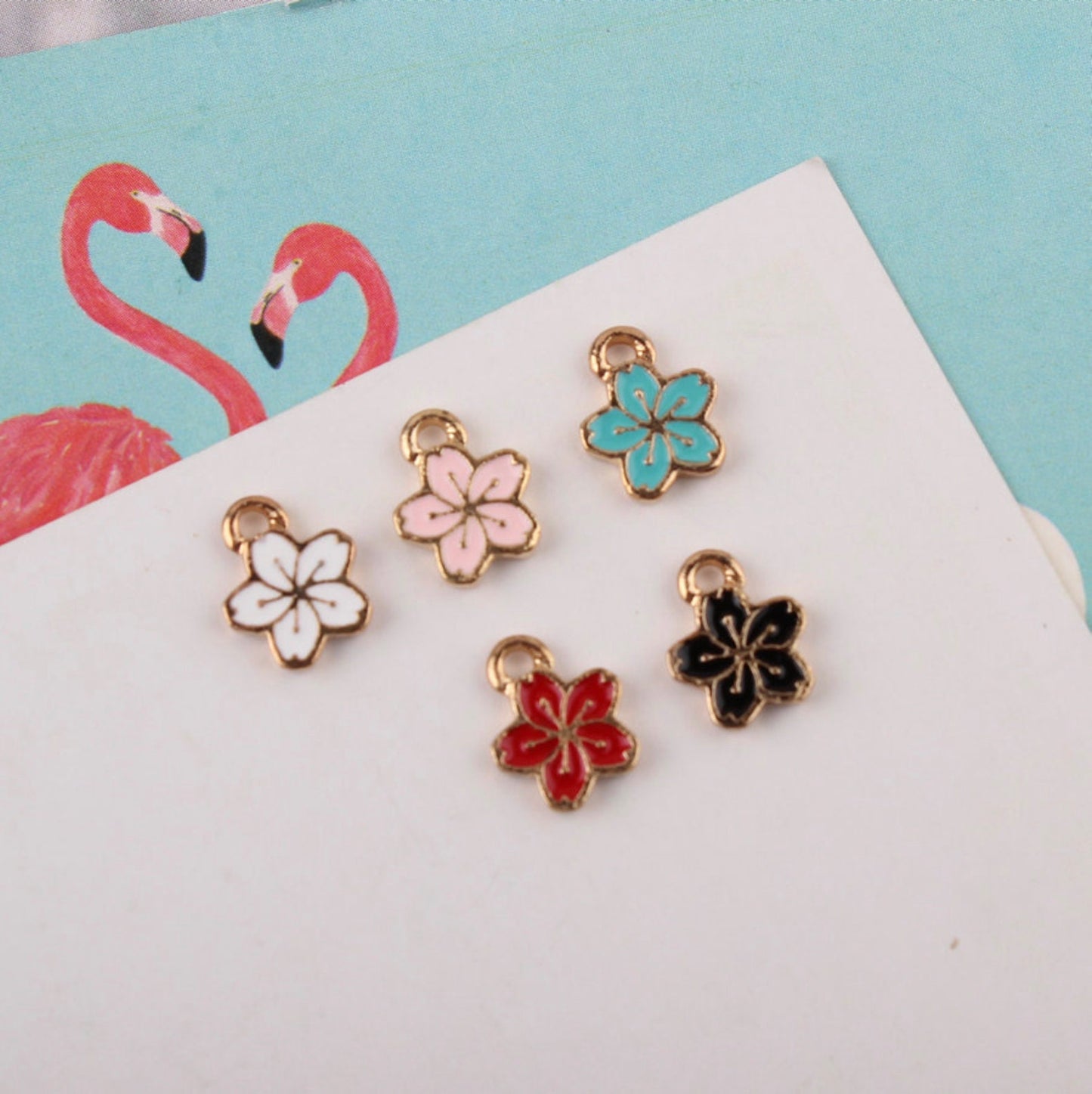 Sakura Flower Charm (9mm x 11mm)