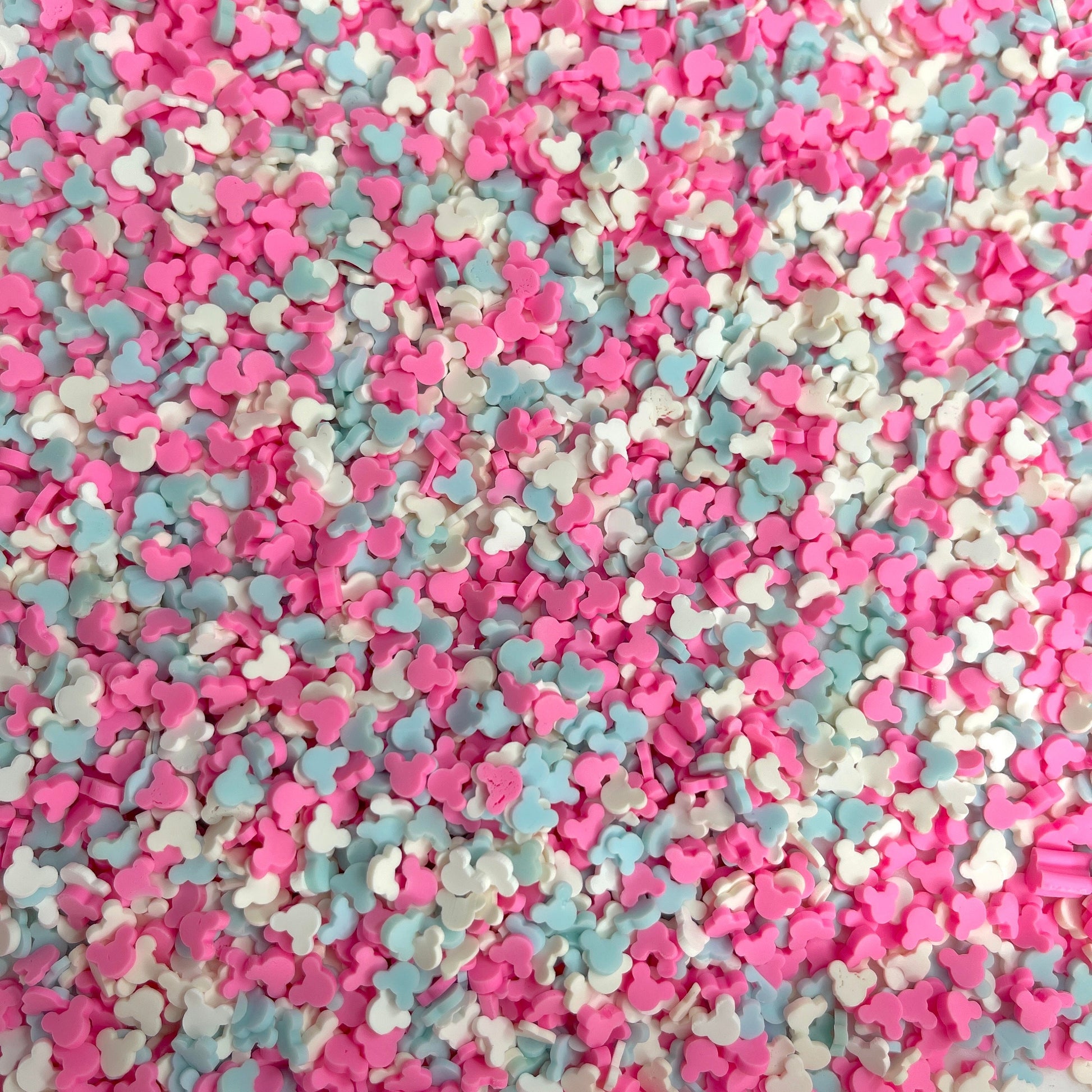 FAKE Pink and Blue Mouse Polymer Clay Sprinkle Mix (NOT EDIBLE) D31-05