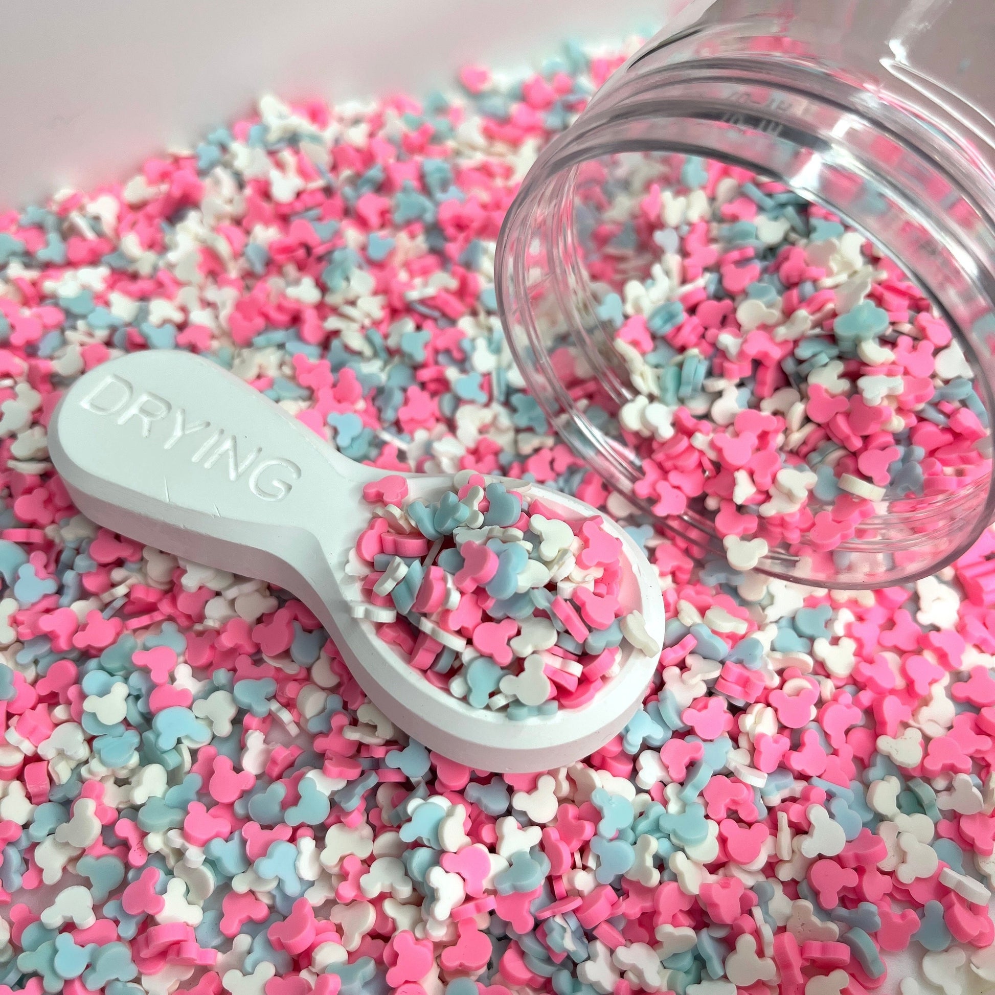 FAKE Pink and Blue Mouse Polymer Clay Sprinkle Mix (NOT EDIBLE) D31-05