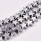 6mm Black Star Hematite bead
