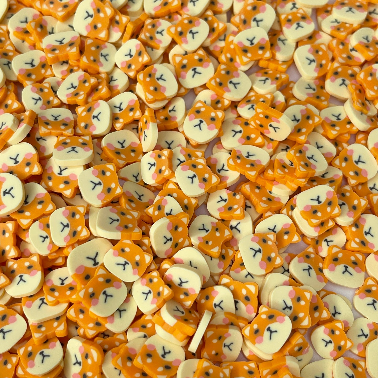 FAKE 5MM/10MM Shiba Dog Polymer Clay Sprinkle (NOT EDIBLE) D47-05 (5MM) | D47-06 (10MM)