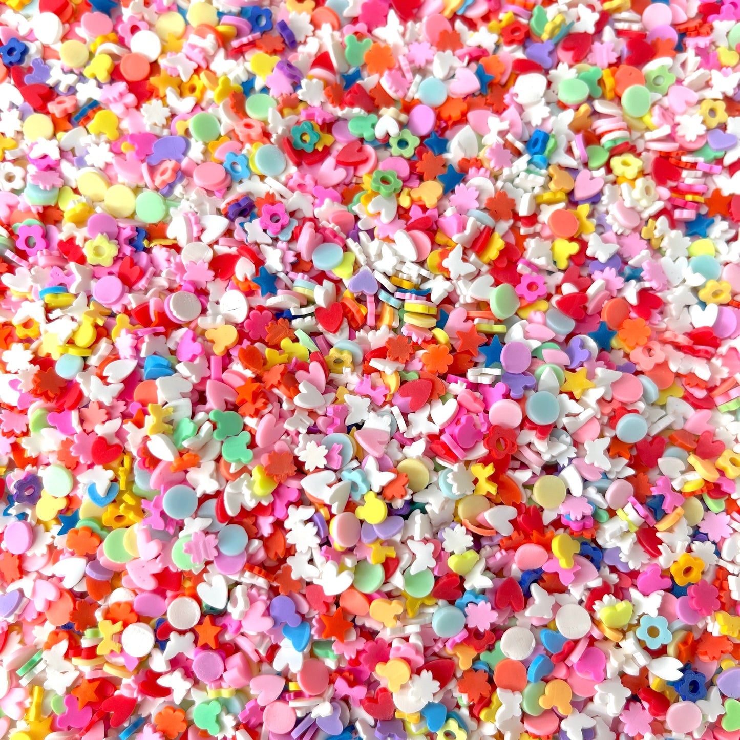 FAKE 5MM Pastel Junk Drawer Polymer Clay Sprinkle Mix (NOT EDIBLE) D48-12