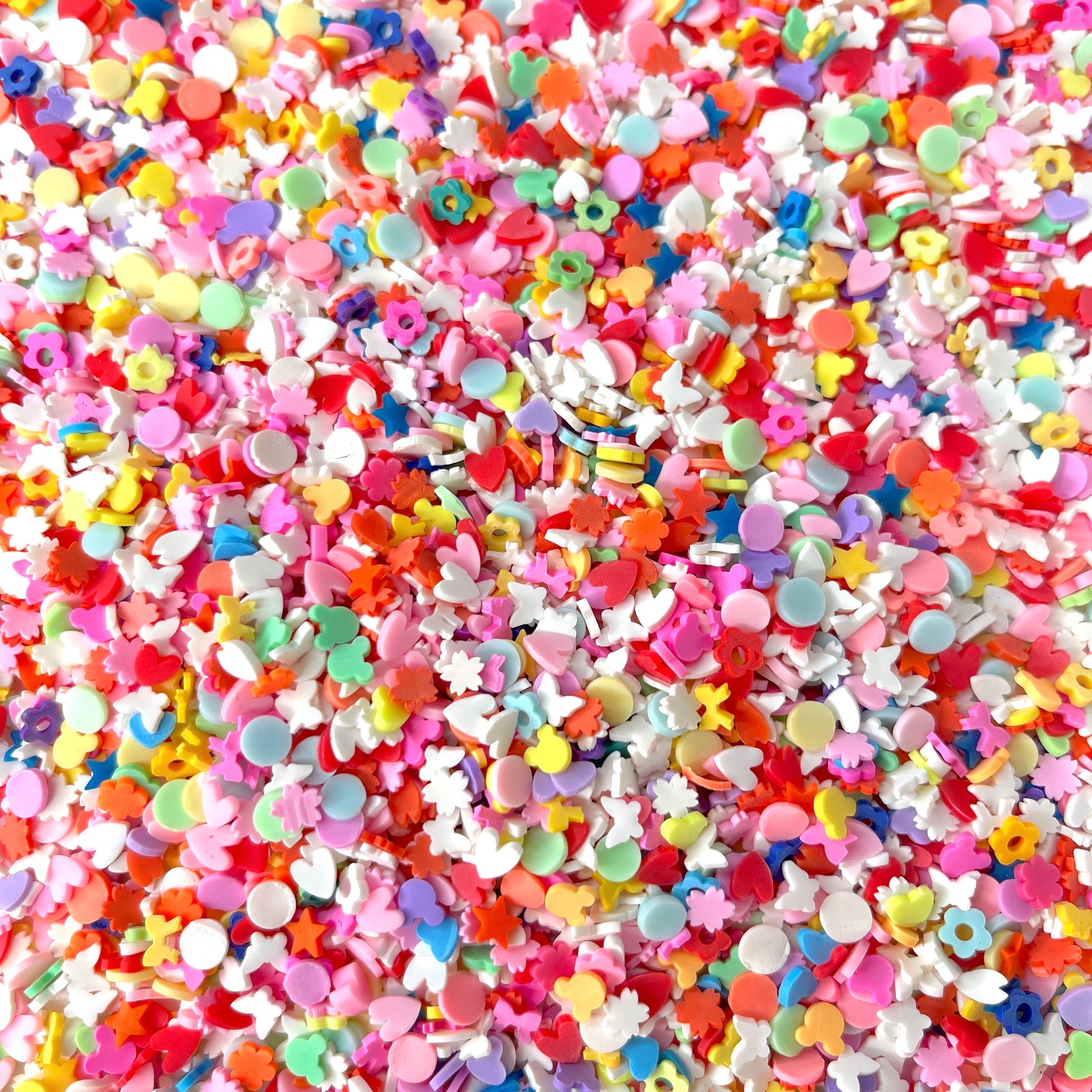 FAKE 5MM Pastel Junk Drawer Polymer Clay Sprinkle Mix (NOT EDIBLE) D48-12