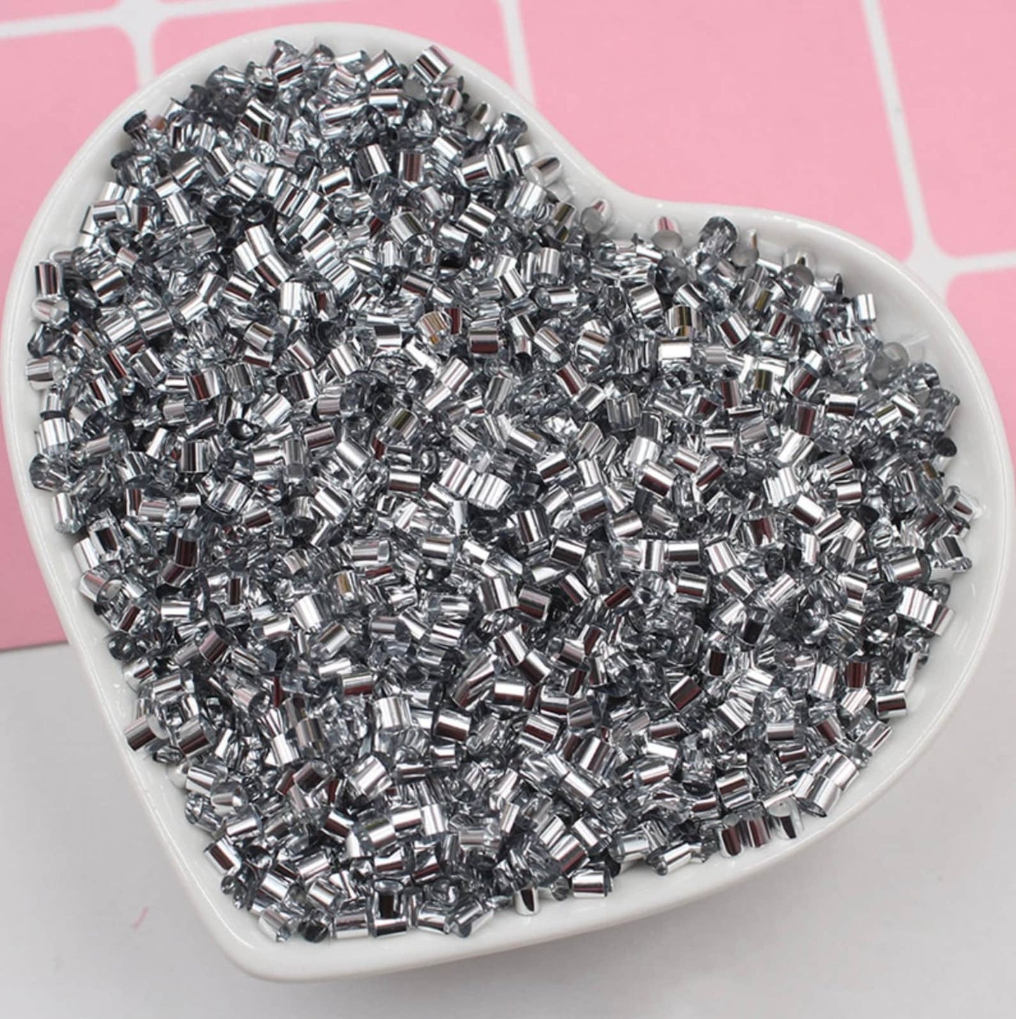 FAKE Silver Crispy Bingsu Beads (NOT EDIBLE)