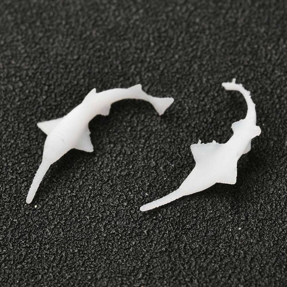 1PC 3D Resin Shark Animal Model (18x11x3.5mm)