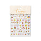 Rainbow Love Nail Art Stickers (to625)