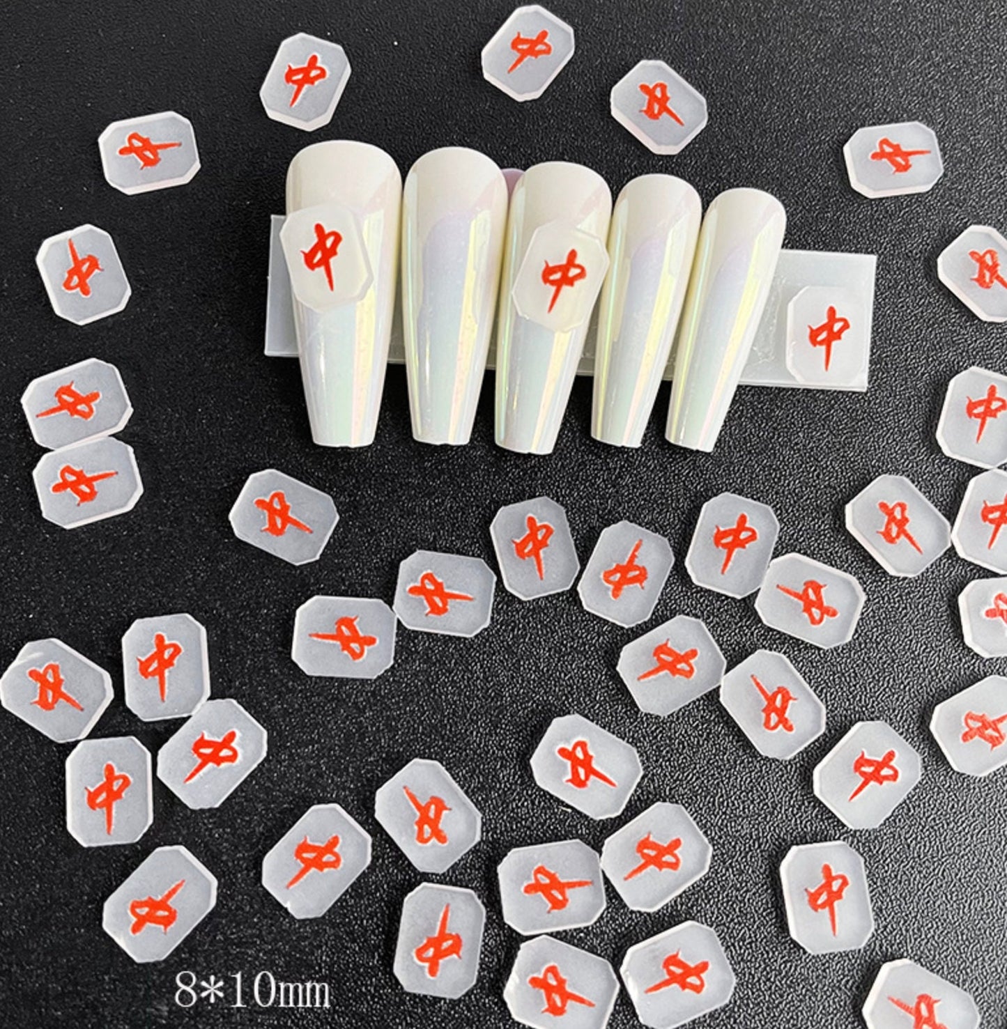 Cute Frosted Matte Mahjong Pieces Nail Art Charms, Decoden, DIY Supplies, Mini Cabochon