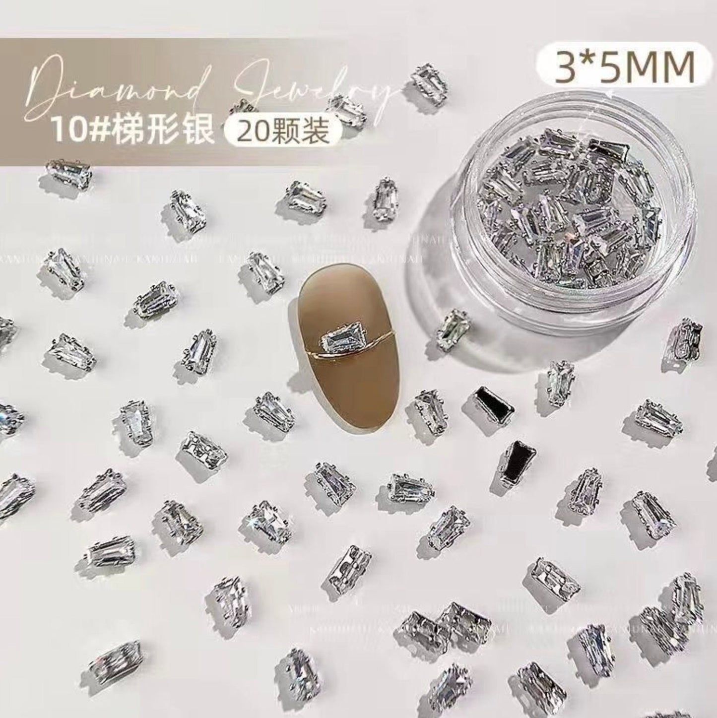 AB Crystal Butterfly Nail Art Charms, Decoden, DIY Supplies, Mini Cabochon