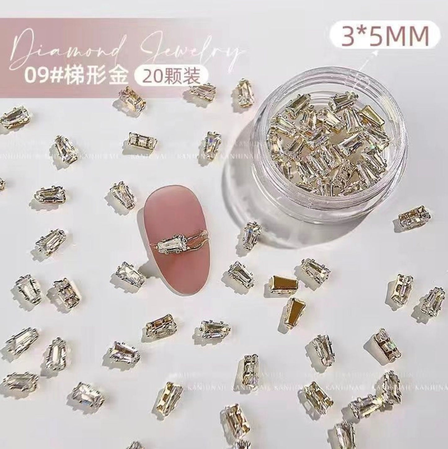 AB Crystal Butterfly Nail Art Charms, Decoden, DIY Supplies, Mini Cabochon