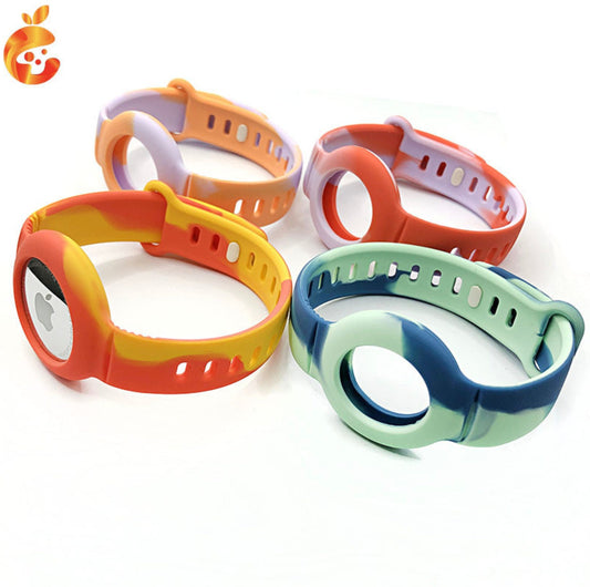 Cute Tye Dye Silicone Watch Strap AirTag Case