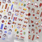 2D Cute Chinese New Years Eve Nail Art Stickers