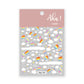 Rainbow Cloud Day 2D Nail Art Stickers (001)