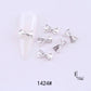 3D Rhinestone Bows Nail Art Charms, Decoden, DIY Supplies, Mini Cabochon