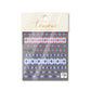 5D Plaid Pattern Pieces Themed Nail Art Stickers
