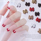 9MM 3D Mini Bow Nail Art Charms, Decoden, DIY Supplies, Mini Cabochon