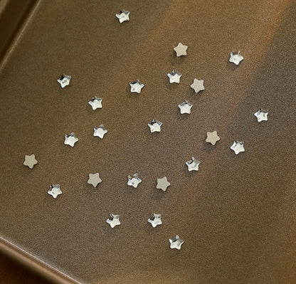 3D Star Shaped Rhinestones Nail Art Charms, Decoden, DIY Supplies, Mini Cabochon