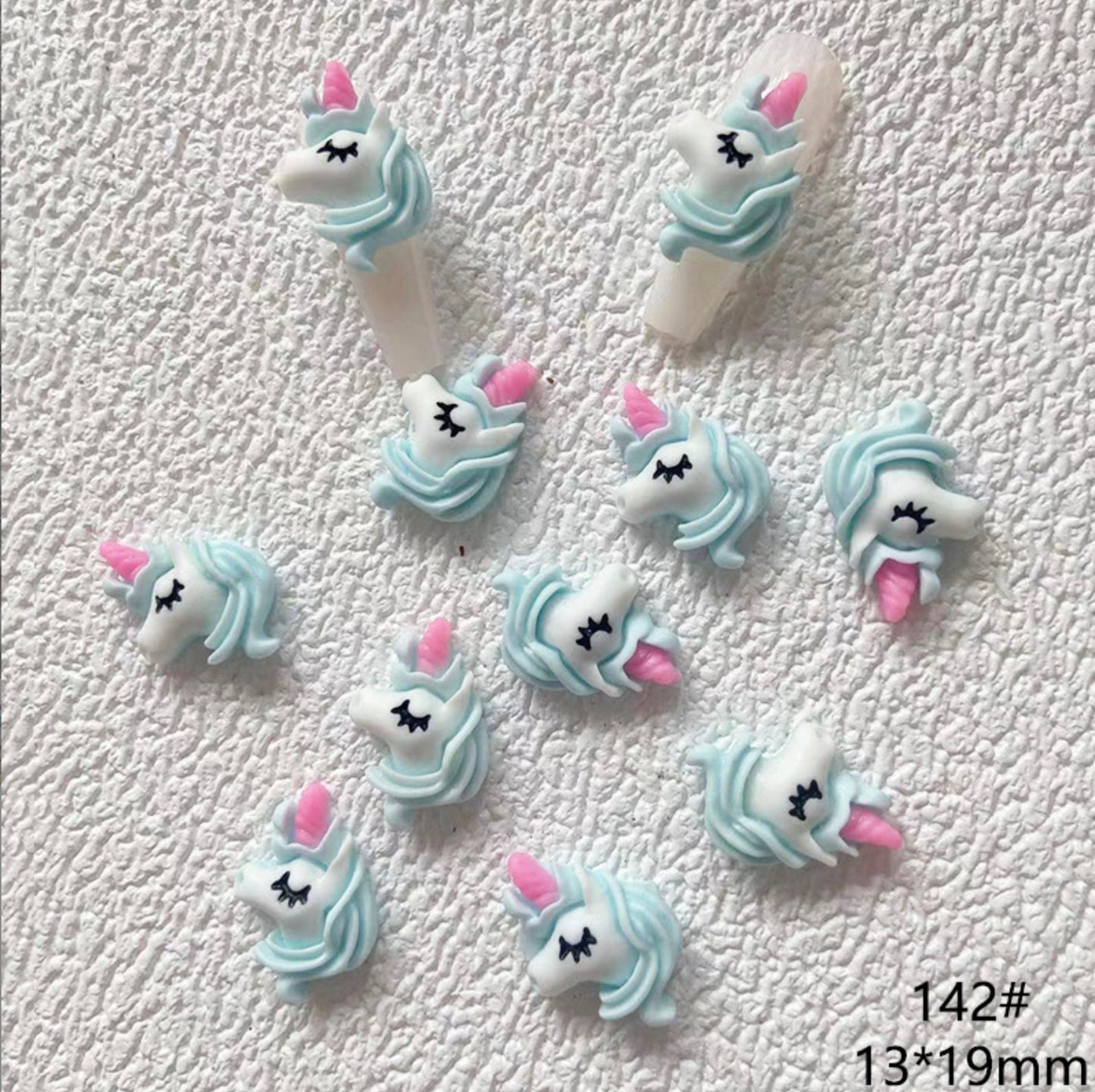 Cute Animals, Ice Cream, Unicorn, and Egg Themed 3D Nail Art Charms, Decoden, DIY Supplies, Mini Cabochon