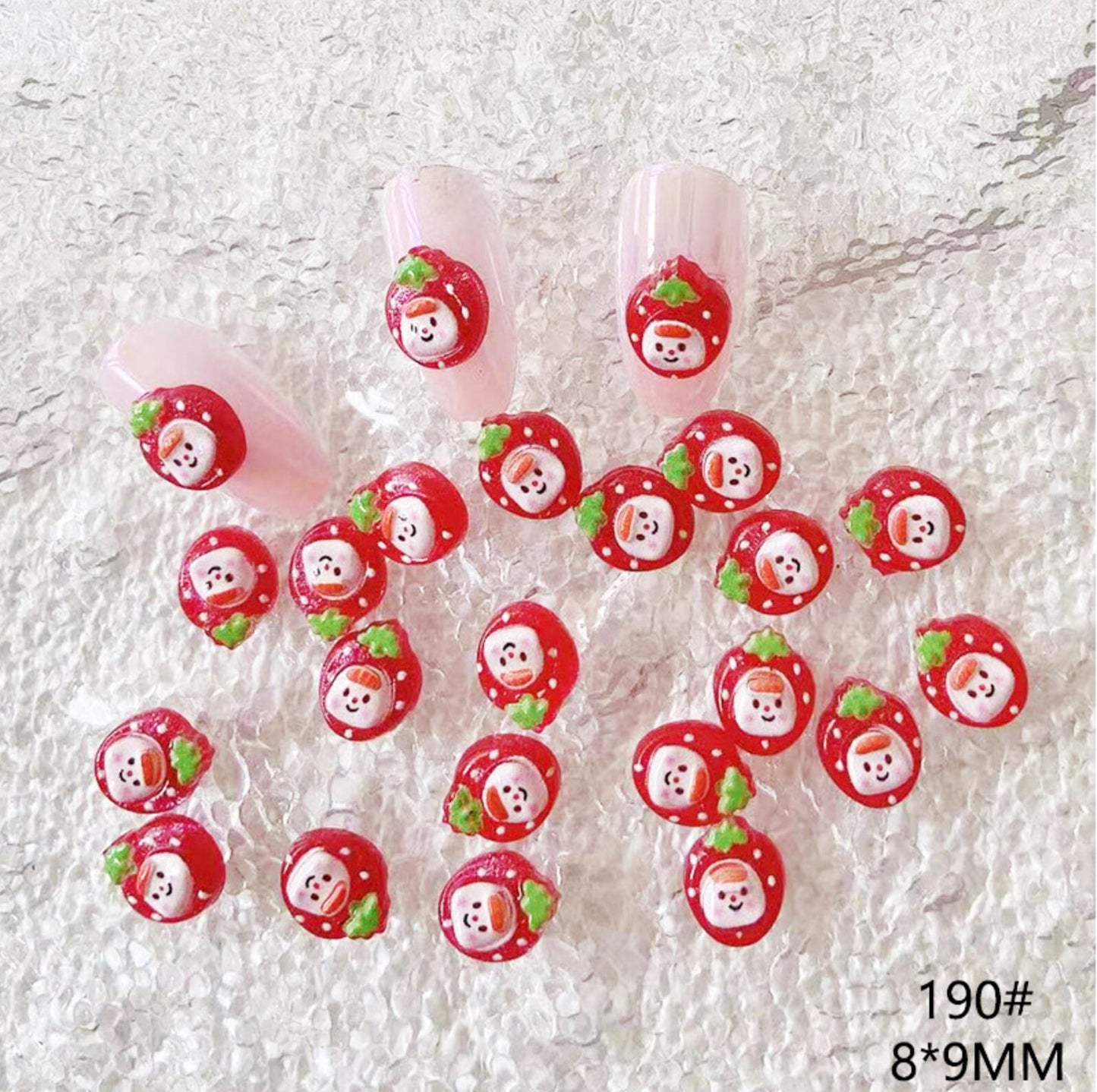 Cute Fruit Costume Characters and Cartoon Characters 3D Nail Art Charms, Decoden, DIY Supplies, Mini Cabochon