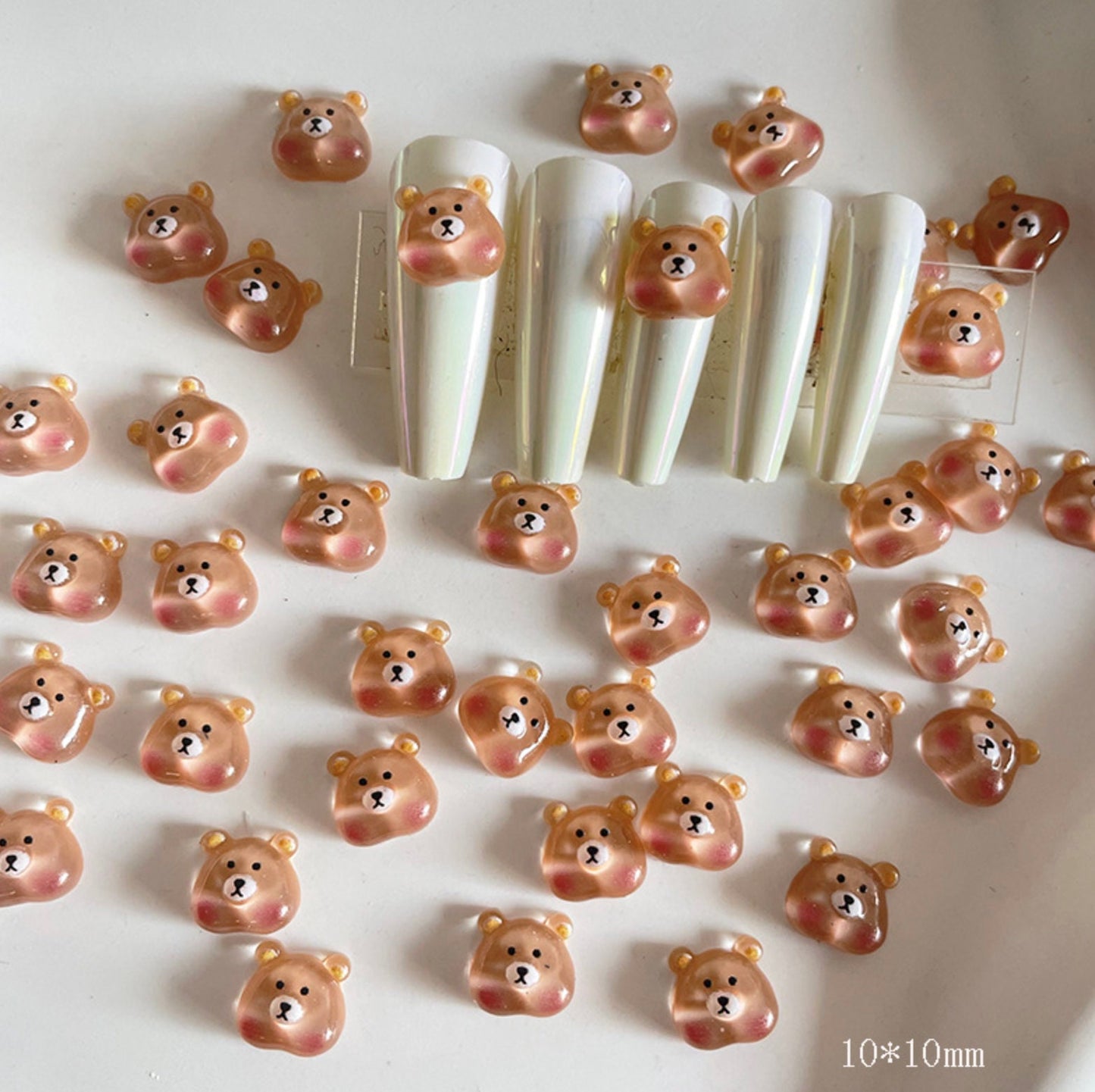 Funny Bubble Cheek, Animal Themed 3D Nail Art Charms, Decoden, DIY Supplies, Mini Cabochon