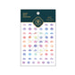 Cute Smiley Faced Clouds, Animal Themed 5D Nail Art Stickers