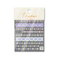 5D Plaid Pattern Pieces Themed Nail Art Stickers