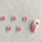 Cute Glow In The Dark Colorful Paw, Animal Themed 3D Nail Art Charms, Decoden, DIY Supplies, Mini Cabochon