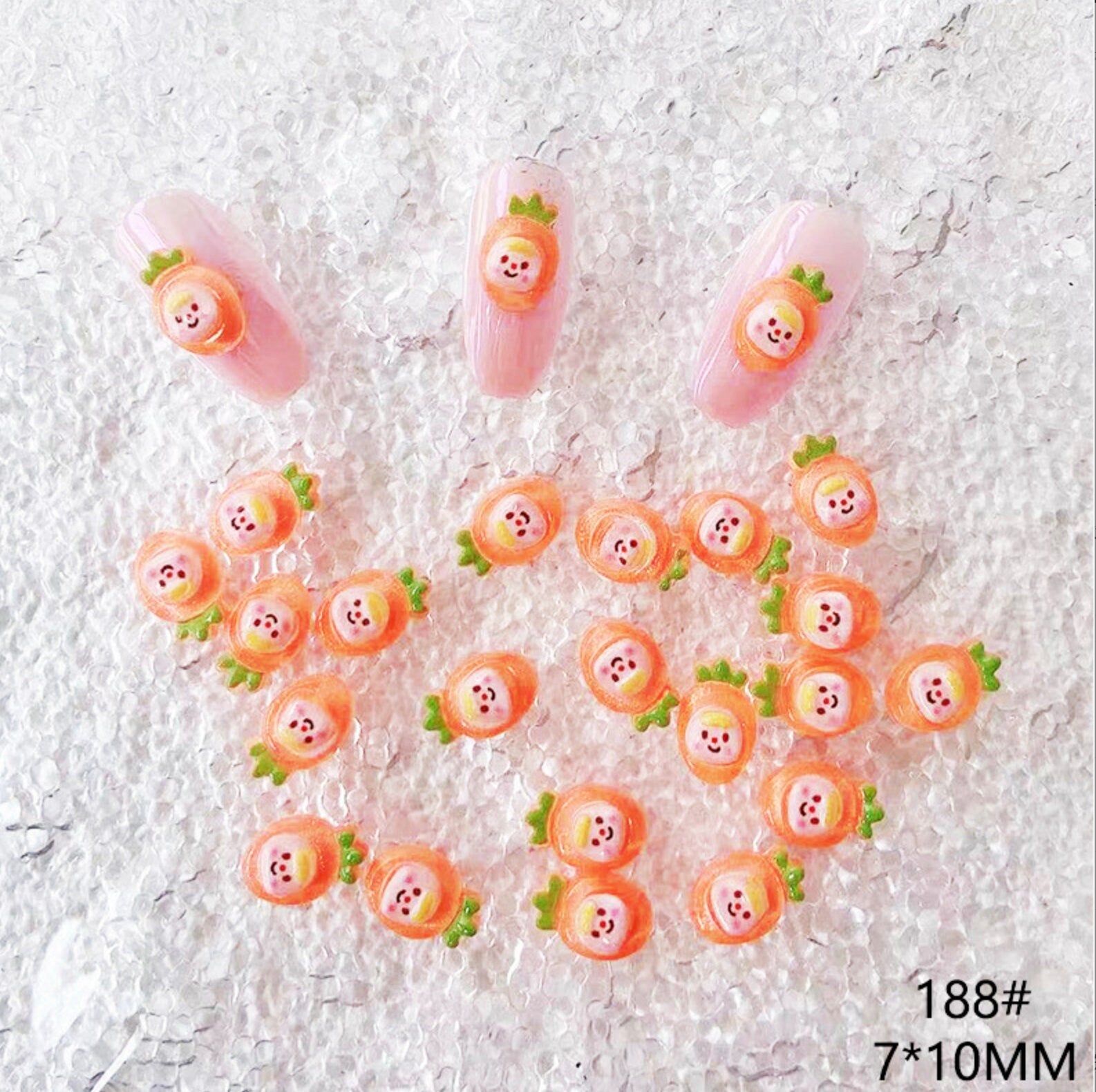 Cute Fruit Costume Characters and Cartoon Characters 3D Nail Art Charms, Decoden, DIY Supplies, Mini Cabochon