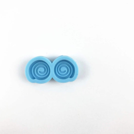 12MM Swirly Themed Silicone Earring Molds