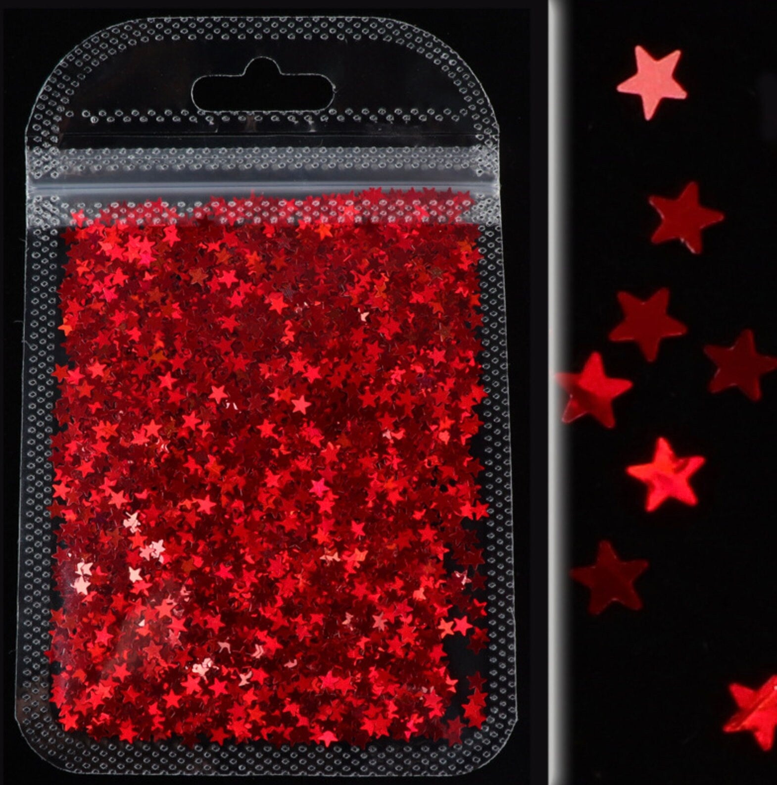 3MM Star Shiny Iridescent Glitter (2G Bag)