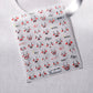 Cute and Funny Facial Expression Nail Art Sticker (Available in 2D and 3D)