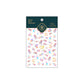 Cute Rainbow Shooting Stars, Starry Night Nail Art Stickers (Available in 2D and 3D)