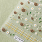 Cute Flower Bear, Animal Themed Nail Art Stickers (Available in 2D and 3D)