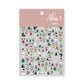 Christmas Themed Nail Art Stickers (Reindeer, Snowman, Santa Clause, Polar Bears, Christmas Cookies)