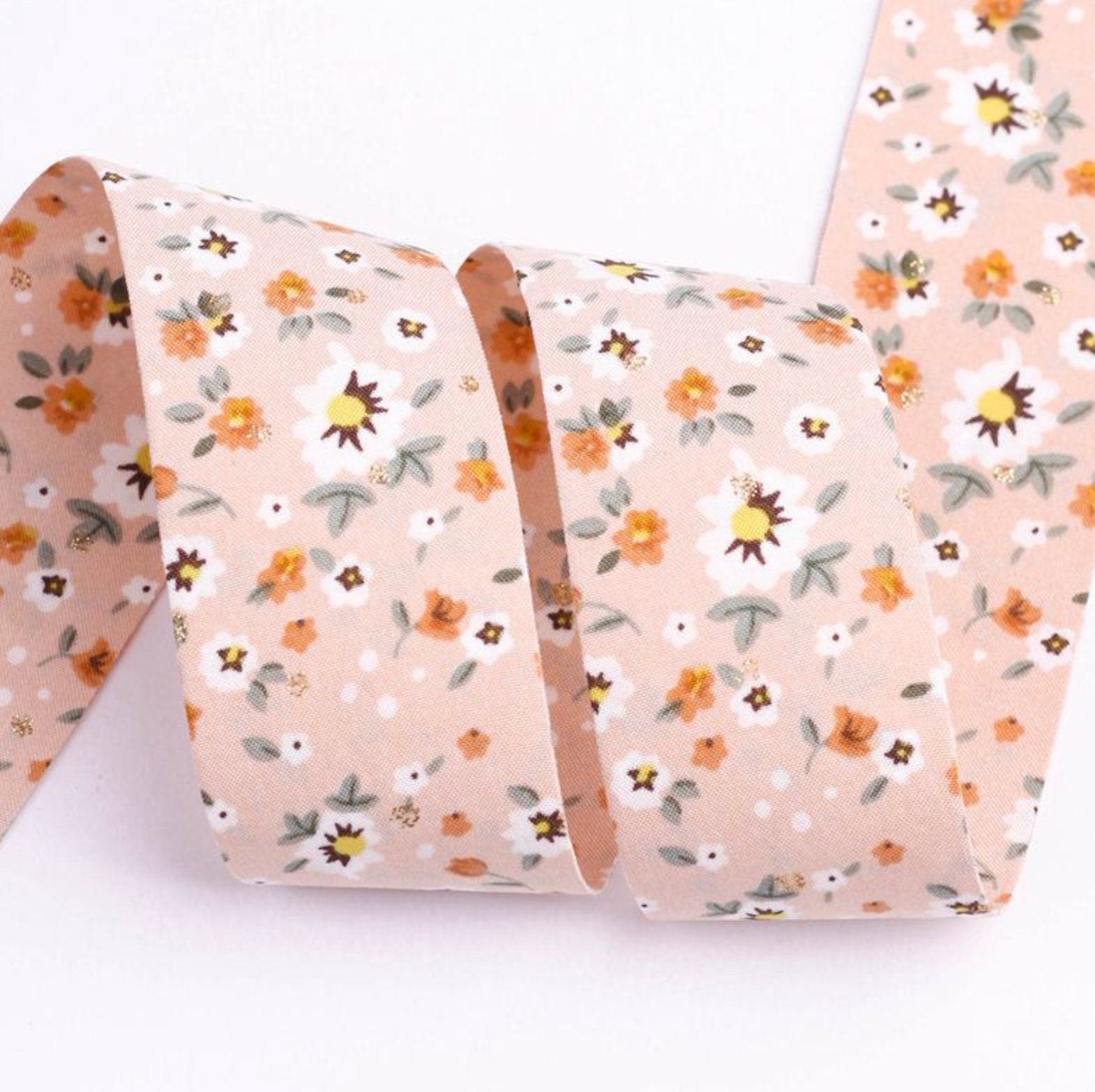 1 inch/1.5 inch Cute Dainty Flower, Floral Themed Ribbons (10YD)