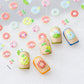 3D Cute Donut, Dessert Themed Nail Art Stickers (TS-829)