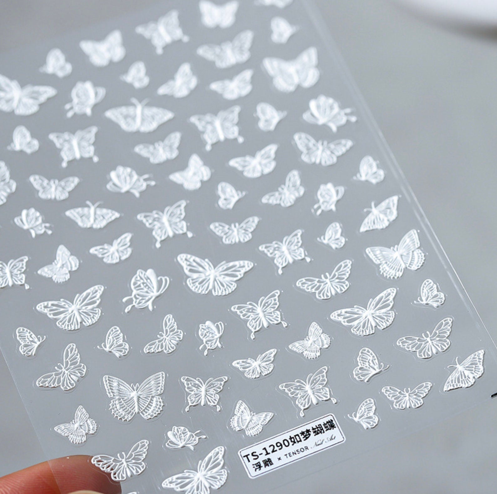 3D Cute Butterfly, Insect Themed Nail Art Stickers