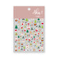 Christmas Themed Nail Art Stickers (Reindeer, Snowman, Santa Clause, Polar Bears, Christmas Cookies)