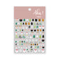 Christmas Themed Nail Art Stickers (Reindeer, Snowman, Santa Clause, Polar Bears, Christmas Cookies)