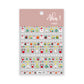 Christmas Themed Nail Art Stickers (Reindeer, Snowman, Santa Clause, Polar Bears, Christmas Cookies)