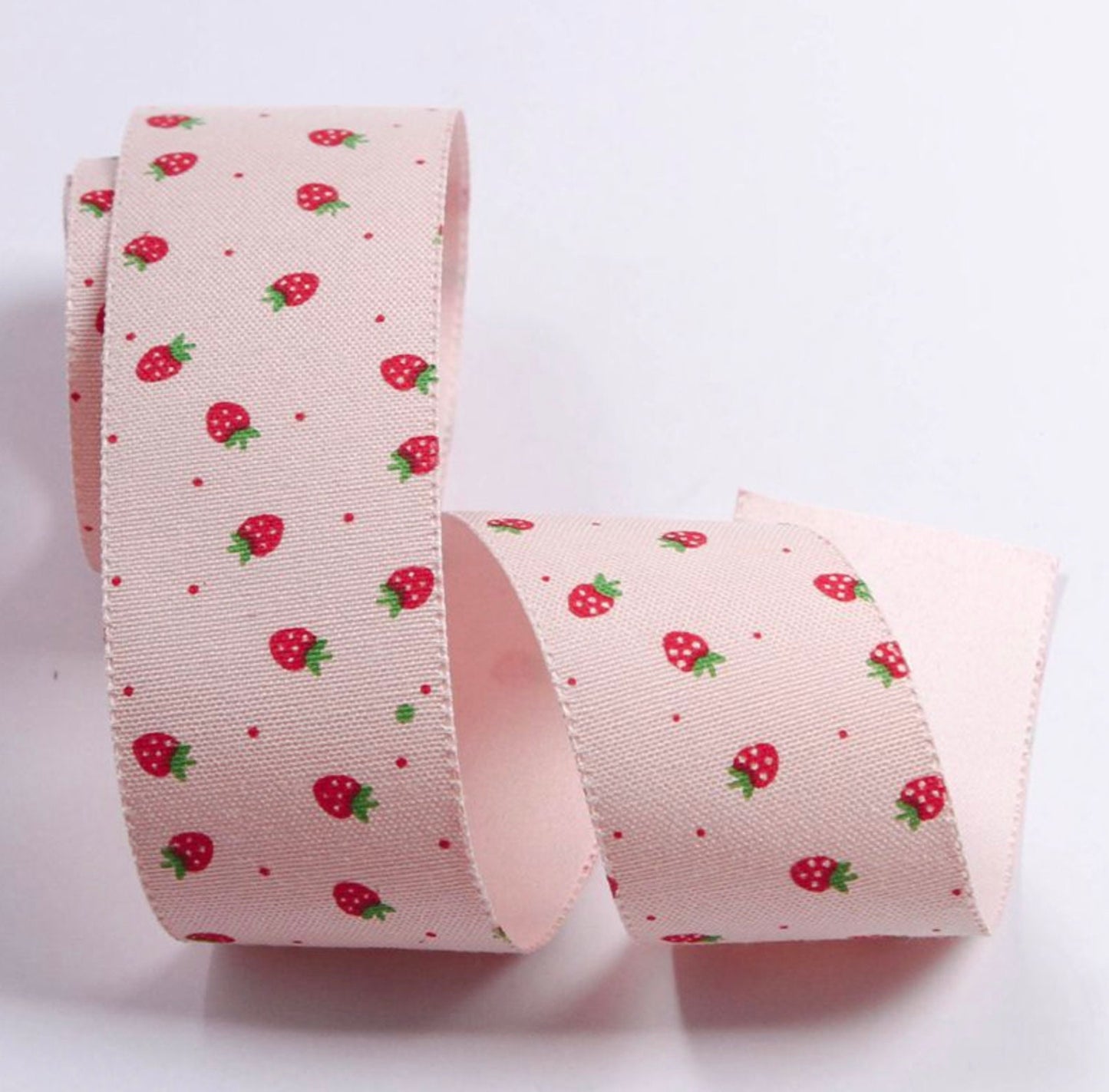 1 inch/1.5 inchCute Strawberry Flower Field Themed Ribbons (10YD)