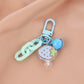 Cute Acrylic Fruit with Acrylic Chain Link, Fruit Themed Keychain, Key ring