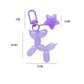 Cute Acrylic Ballon Dog Themed Keychain, Keyring, Lanyard, Phone Accessories